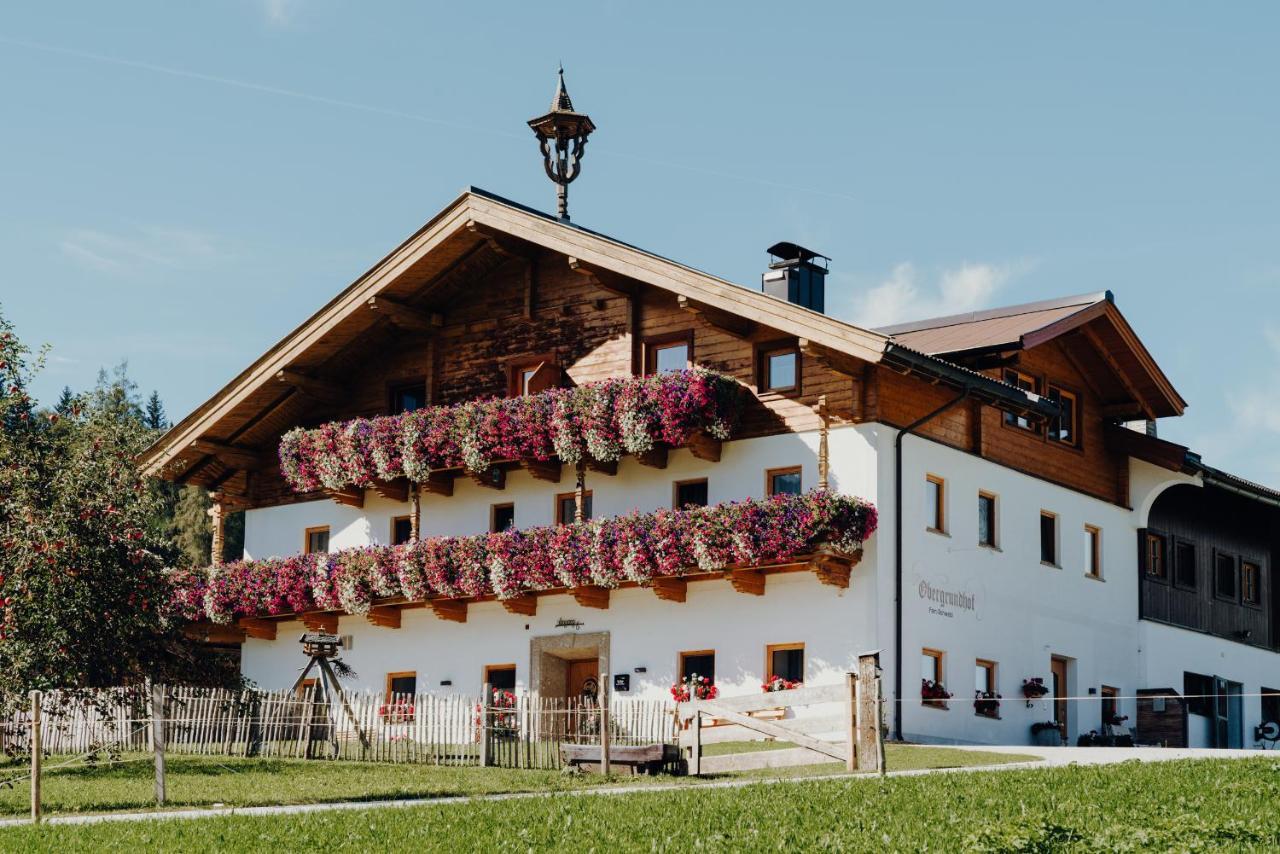 Ferienwohnung Obergrundhof Leogang Exterior foto